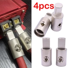 4PCS Car Audio Power and Ground 1/0 to 1/0 Gauge Amp Input Reducers Wire Reducer