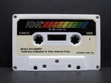 Space Invaders, CX4111, Atari 400/800, Cassette, Atari 1980