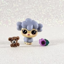    Littlest Pet Shop   LPS MINI Cornflower Bluewool 98 lamb sheep set