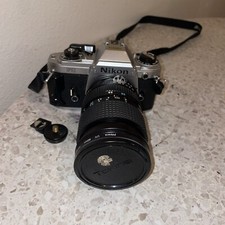 Nikon FG SLR Film Camera With Tokina 28-70mm Lens Case Tested