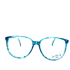 En Vue COL Z565 Eyeglasses Blue Full rim Acetate Frames 55-15 135 mm