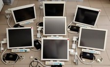 7 monitor paziente GE Datex Ohmeda USE1913A, GE barra di comando K-ICUB, braccio pivot