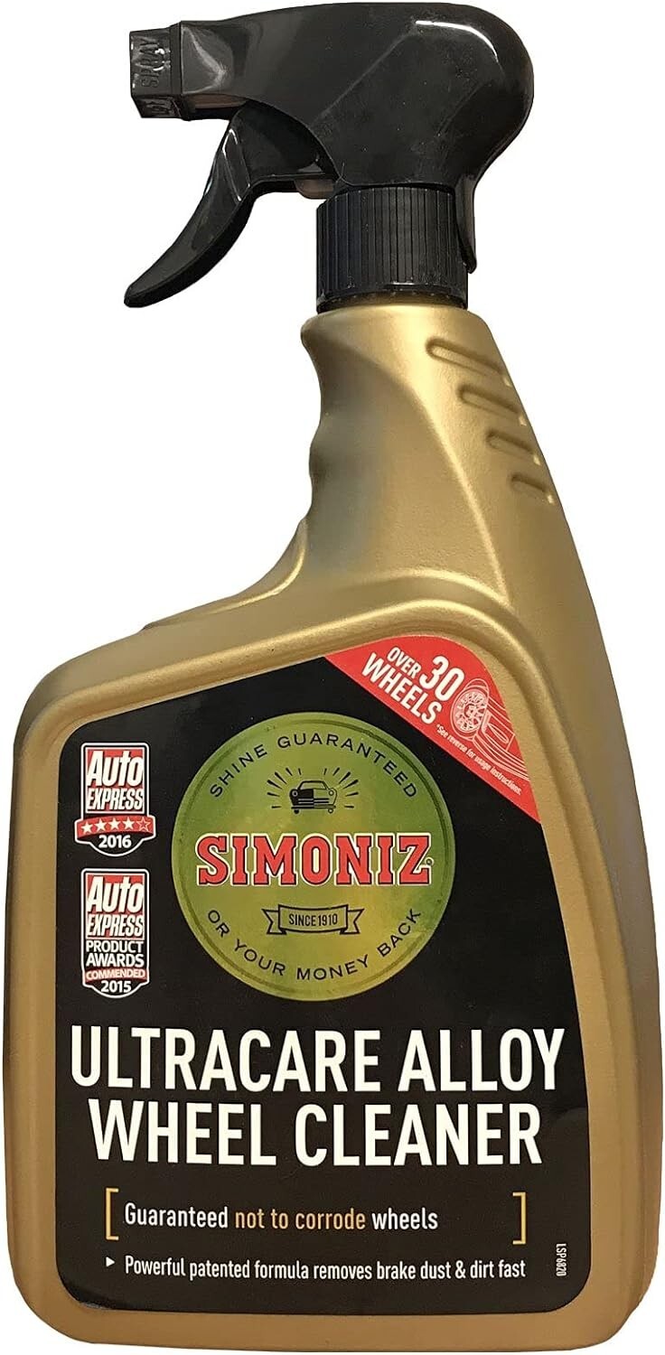 2x1L Simoniz Ultra Care Alloy Wheel Cleaner Spray Bottle Acid Free Non