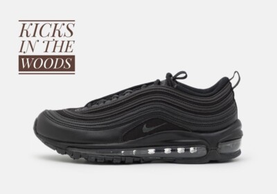 NIKE AIR MAX 97 TRIPLE BLACK Herren Damen Sneaker BQ4567-001  Schwarz Größe 40,5