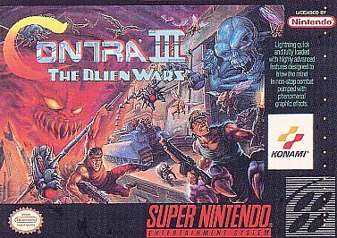 JOGO CONTRA III THE ALIEN WARS SUPER NINTENDO