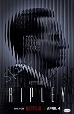 Ripley Cast Signed 11x17 Photo Andrew Scott Dakota Fanning Steve Zaillian ACOA