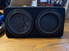 KICKER 48TCWRT102 CompRT 10" subwoofer in Thin Profile Enclosure, 2ohm