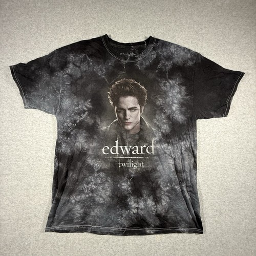Twilight Saga Edward Cullen Shirt Mens XL Movie Vampire Tee Gray
