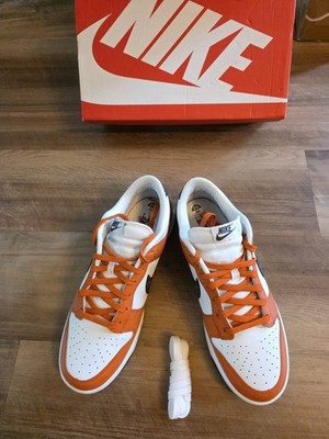 Nike Dunk  Night Sky  Orange Men s Size 11.5   Orange Laces   Pre-Owned