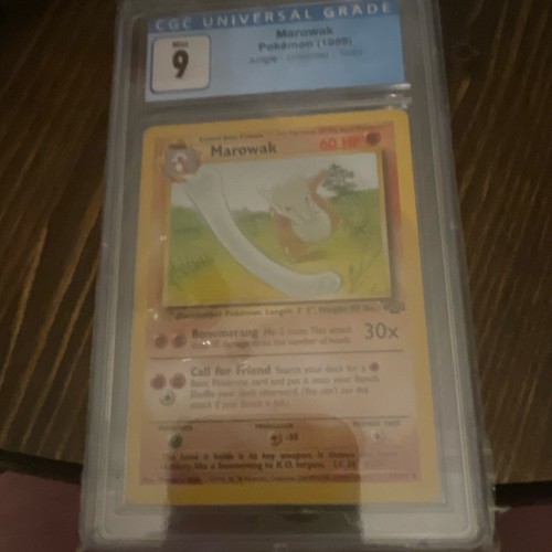 Marowak (Unlimited) graded CGC 9 for sale on eBay