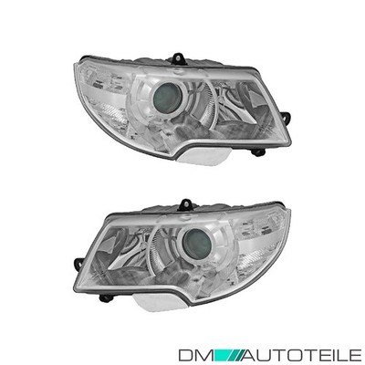 Scheinwerfer Depo H7/H3 SET passt für Skoda Superb II 3T5/3T4 ab 2008-2013
