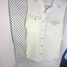 Polkadot cropped pants