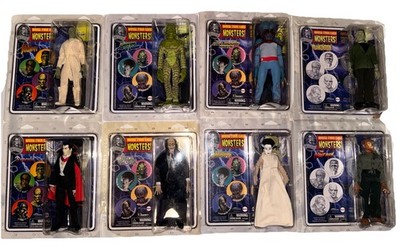 Universal Studios Classic Monsters Diamond Select 2012 Mego Ahi All 8 Figures