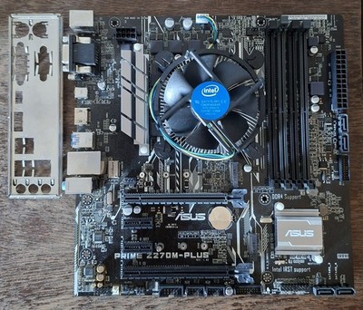 Mainboard ASUS PRIME Z270M-PLUS Sockel 1151 mATX mit Intel Core i7-6700K