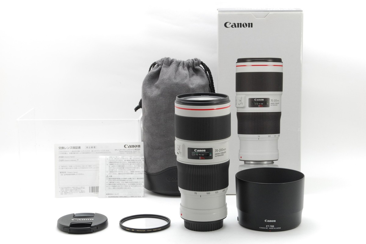 MINT] Canon EF 70-200mm f4 L IS II USM Zoom Lens From From JAPAN