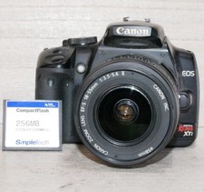 Canon Rebel XTi DSLR Camera with EF-S 18-55mm f/3.5-5.6 Lens - Black