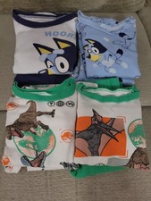 Bluey Pajama Set - Size 6 - Blue and White - Kids Sleepwear