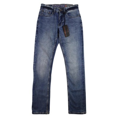 Weatherproof Vintage Jeans Mens 30x32 Blue Vortex Straight Fit Stretch Pants $98