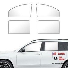 4 PCS Car Window Shades, Magnetic Light Blocking and UV Protection Silver
