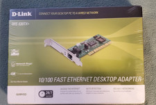 D-Link DFE-530TX 10/100Mbps Fast Ethernet PCI Adapter for PC Macintosh Win XP