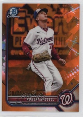 2022 Bowman Chrome Draft Sapphire Orange /25 Robert Hassell III #BDC-169 1q4v