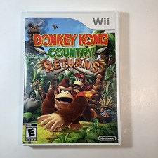 Donkey Kong Country Returns (Nintendo Wii, 2010) CIB Complete W Manual