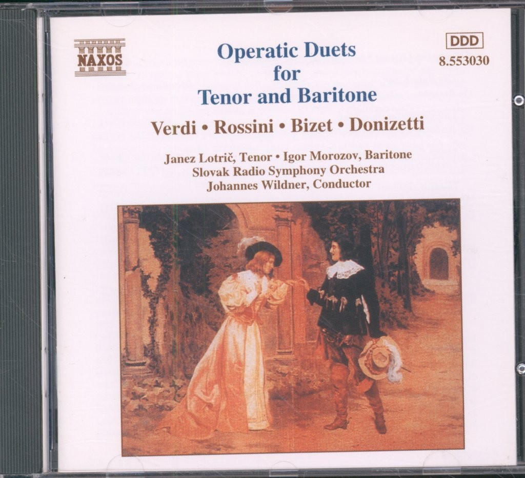 8555920 Janez Lotrič, Johannes Wildner Tenor Arias CD UK Naxos 2003 8555920