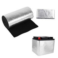 Car Battery Insulation Kit, 210x17.8cm/82.6x7in Heat Shield Battery Wrap with