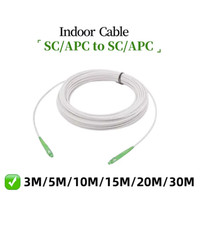 SC/APC to SC/APC Single Mode G657A1 1-Core Fiber Cable