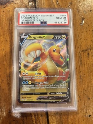 Dragonite V SWSH154 SWSH: Sword & Shield Promo Cards Holo for sale