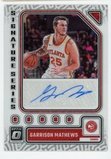 2023-24 Panini Donruss Optic Garrison Mathews Auto Autograph