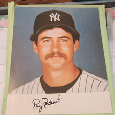 Ray Fontenot Autographed Original Photo New York Yankees
