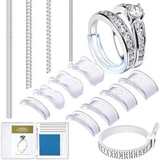 12 pack ring sizers for loose ring with measuring tool 12 size fitter