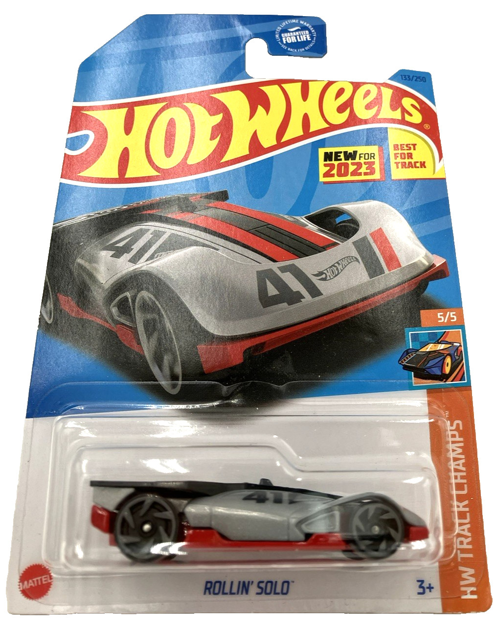 Hot Wheels 2023 Rollin Solo HW Track Champs Series # 5/5 135/250 NIB