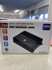 NEW DUAL DA10004D (1000 WATTS PEAK POWER) Digital 4 Channel Mosfet Amplifier