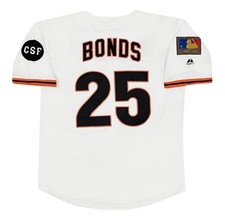 Barry Bonds 1994 San Francisco Giants Cooperstown Home White Jersey Men’s Large