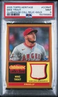MIKE TROUT 2025 Topps Heritage ClubHouse Collection GAME USED BAT RELIC GOLD /99
