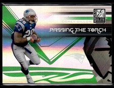 2007 Donruss Elite Passing the Torch Green Corey Dillon 083/400 New England