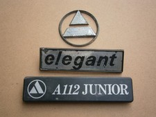 Lotto scritte e fregi originali per AUTOBIANCHI d'epoca