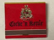 Cocke ‘n Kettle Restaurant Full Matchbook Lounge North Scituate Massachusetts
