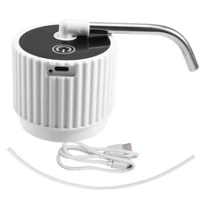 Automatic  Water Bottle Pump, White Foldable Electric Dispenser for Home2224