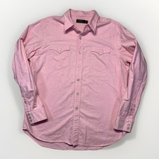Polo Ralph Lauren Pearl Snap Western Button Up Shirt Mens Size XL