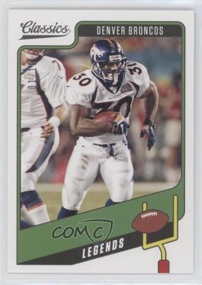 2021 Panini Classics Legends No Name 1/10 Terrell Davis #129 HOF 0a6