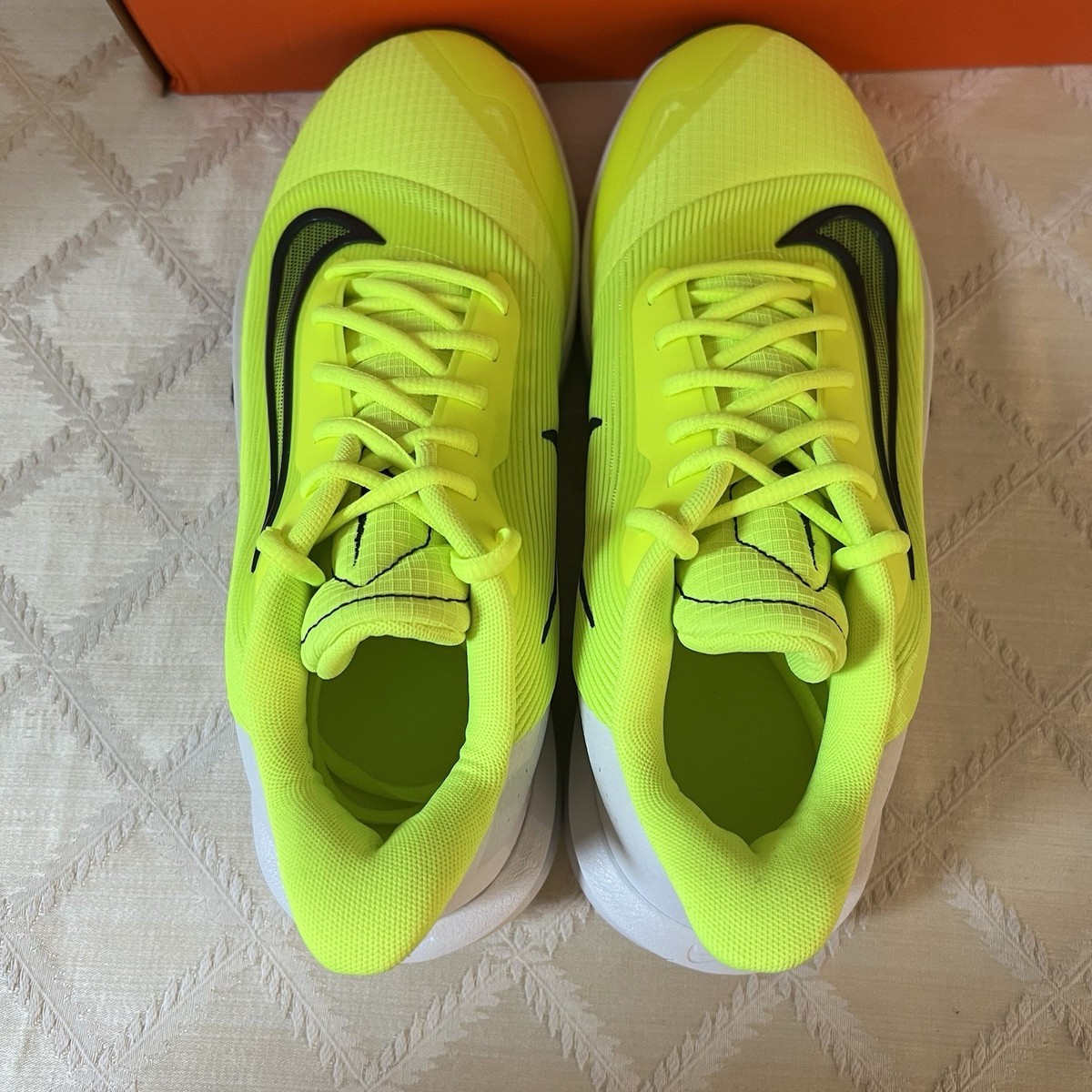 New Nike Precision 7 Lightening Black Shoes Yellow Accents & White size:11 Nike Precision VII Men main image 4