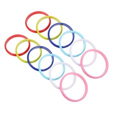 12 Pcs Colorful Candy Bracelet Kids Bangles Plastic Bracelets Colored