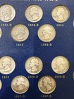 1932-1964 Washington Silver Quarter Complete Set-Whitman 9418 Deluxe Coin Album — photo 5