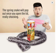 The Potato Chip Snake Can Jump Stage Magic Tricks Spring Snake Toy April Fool Da
