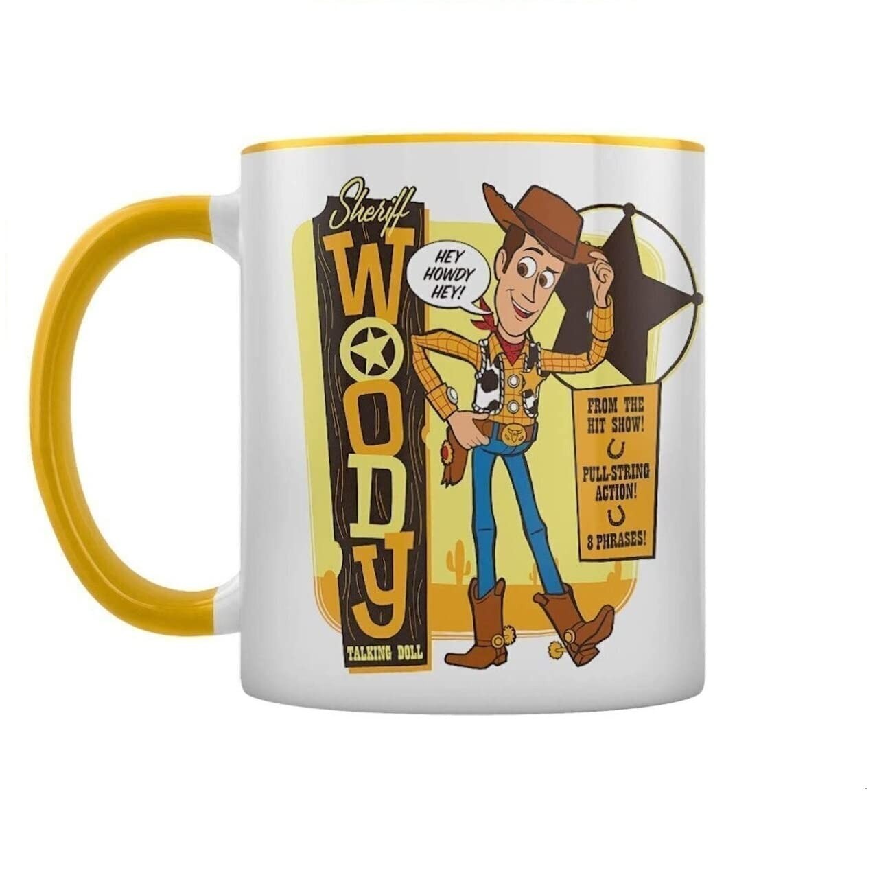 Pyramid MGC25524 Toy Story 4 Woody Yellow Inner C Mug 11oz315ml 4190₽