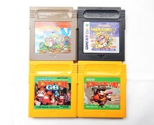Super Mario Land 2 Wario Lando DonkeKong Game Boy GB Nintendo Lot 4 Japanese