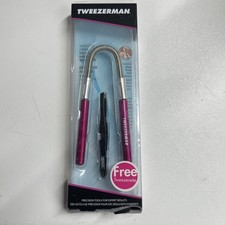 Image of Tweezerman Smooth Finish Facial Hair Remover Pink free postage  